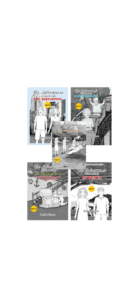 The adventures of Zara & Zach 5 book bundle